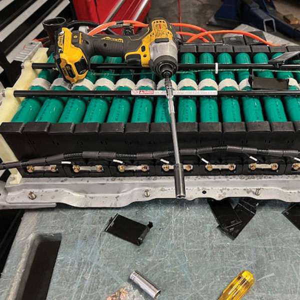 image of hybrid battery pack for a Prius